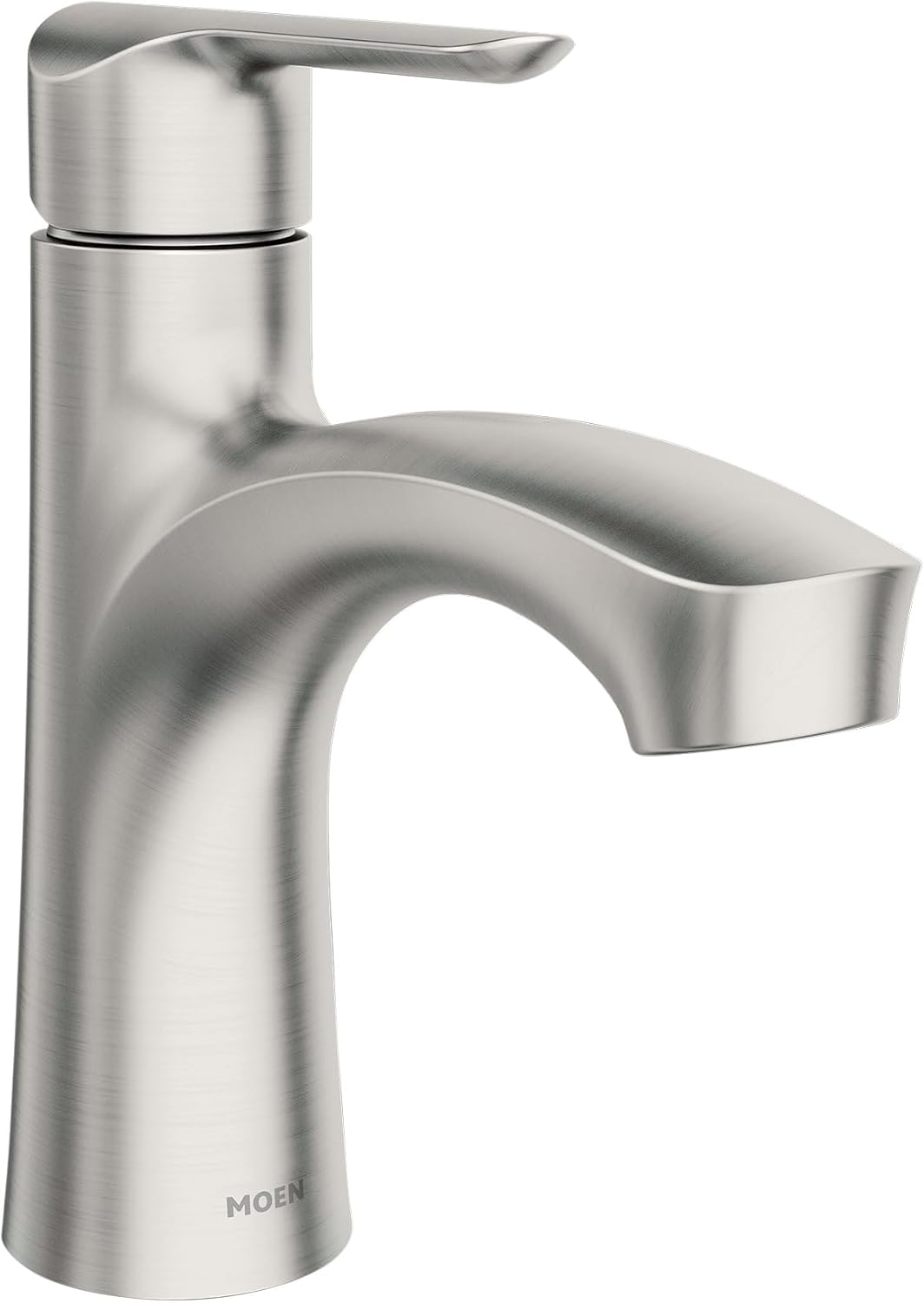 ONE-Handle HIGH ARC Bathroom Faucet in SPOT Resistant Nickel Spot Resist Brushed Nickel