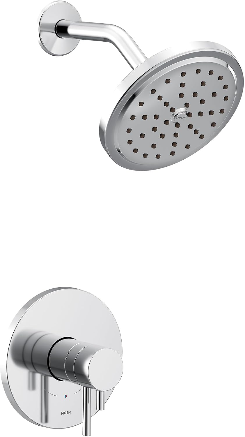Moen Align Chrome M-CORE 4-Series Thermostatic Shower Trim, Valve Required, UT4292EP