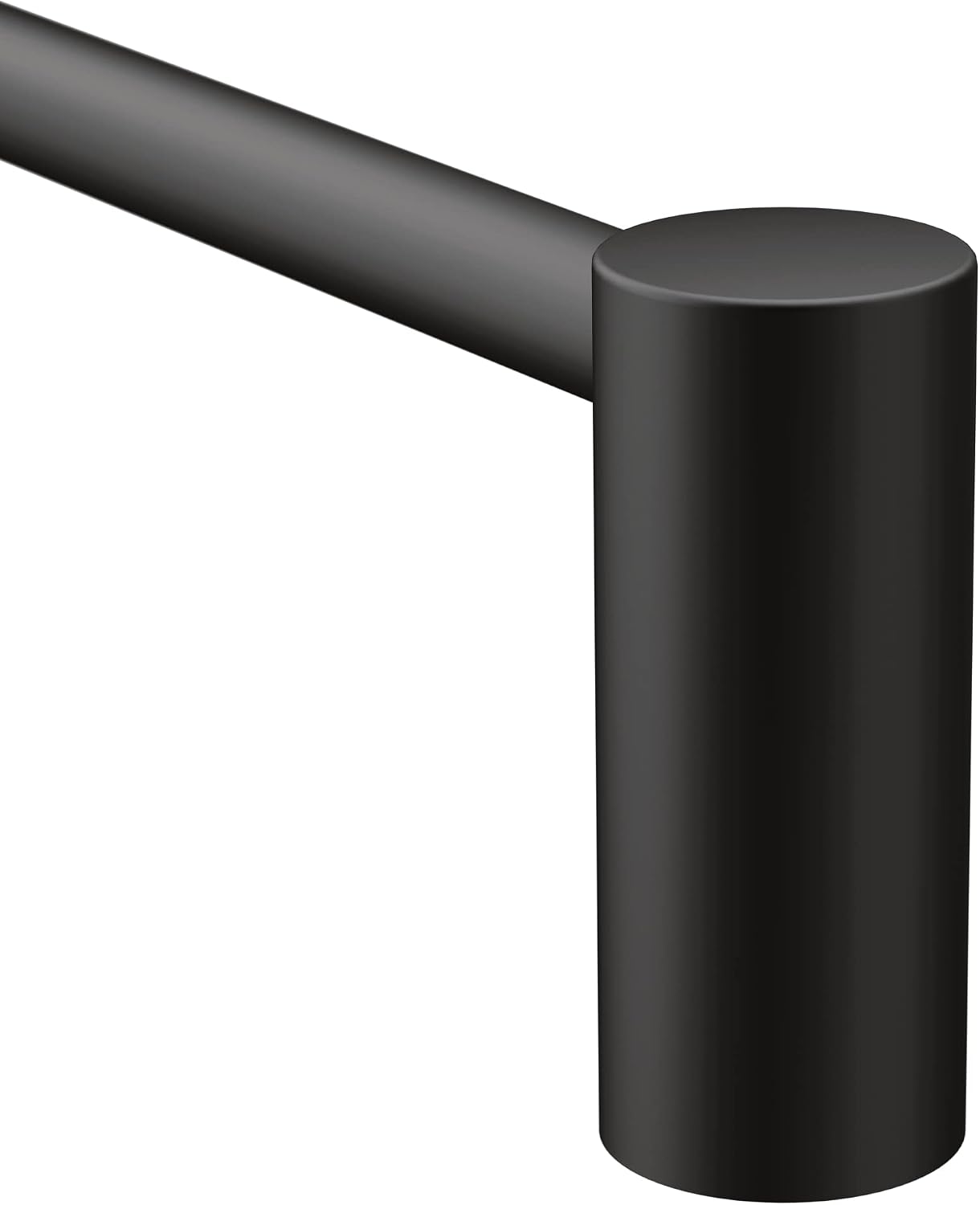 Moen Align Matte Black 18 inch Modern Single -Towel Bar, YB0418BL