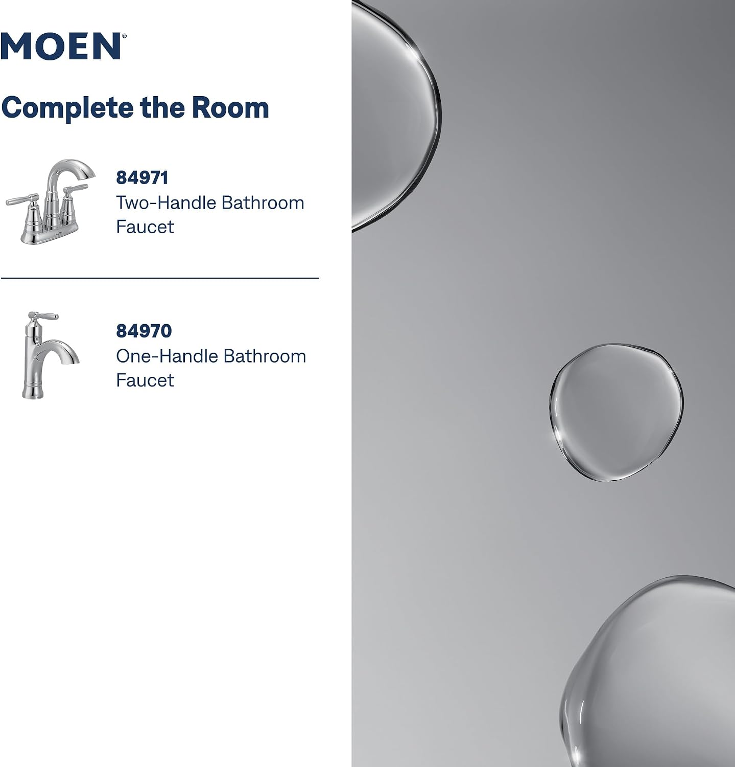 Moen 82970C Halle Chrome Posi-Temp Tub & Shower Faucet
