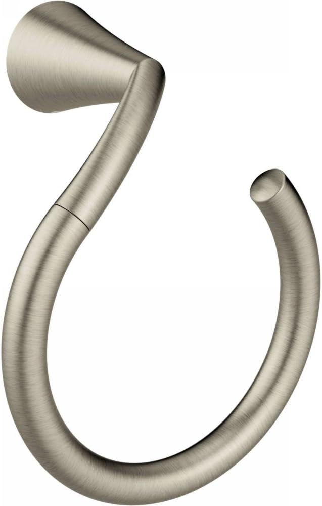 Moen YB2386BN Glyde Towel Ring, Brushed Nickel