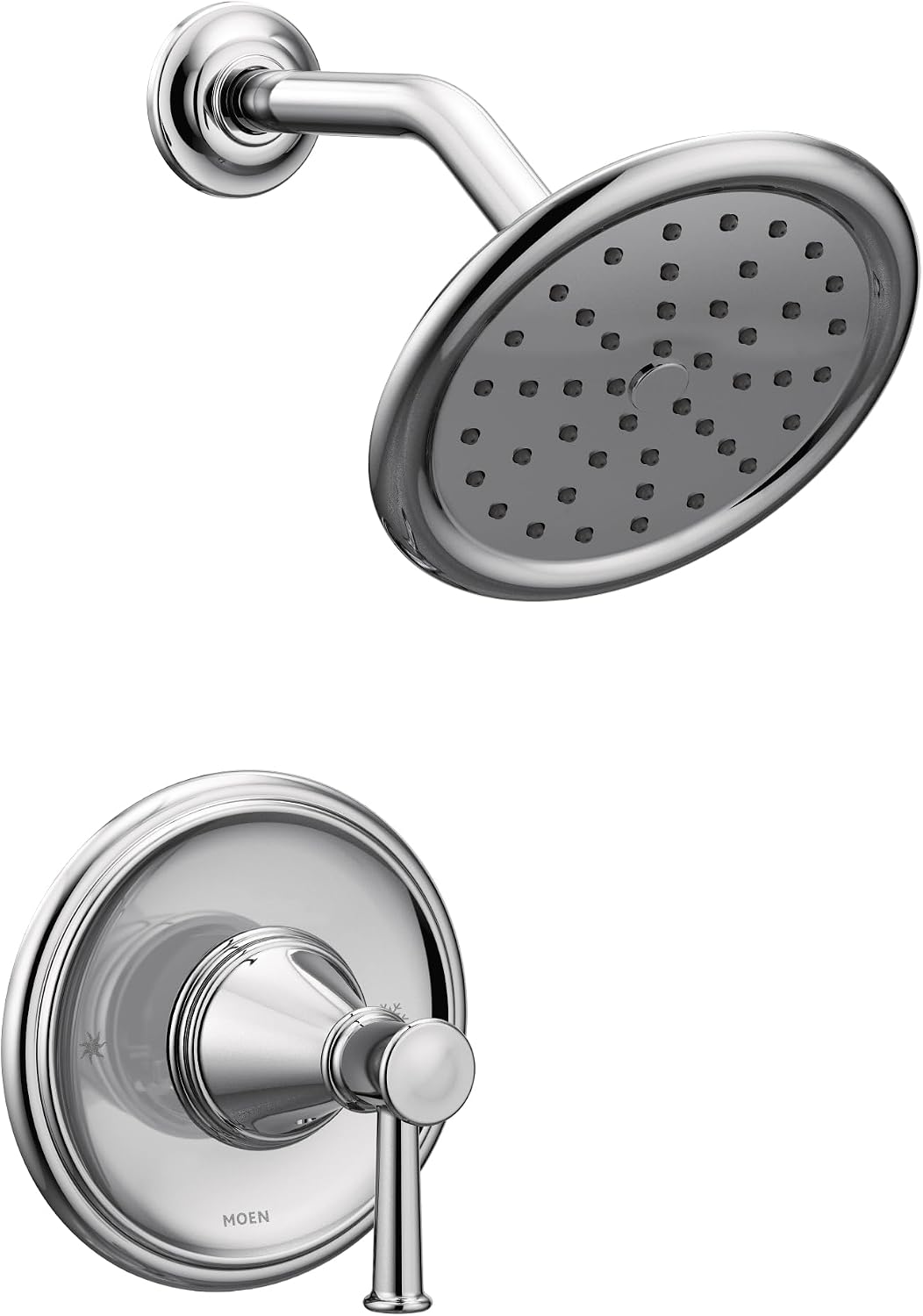 Moen Belfield Posi-Temp Shower Trim Kit, Valve Required, Chrome, T2312