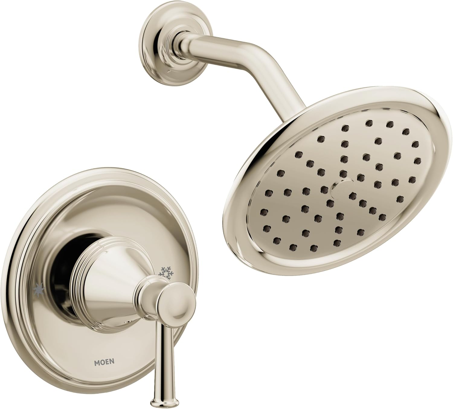 Moen T2312NL Belfield Posi-Temp Shower Trim Kit, Valve Required, Polished Nickel