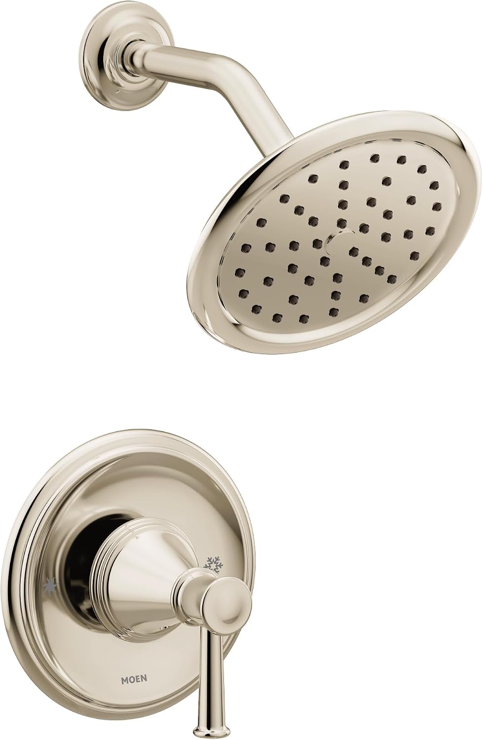 Moen T2312NL Belfield Posi-Temp Shower Trim Kit, Valve Required, Polished Nickel
