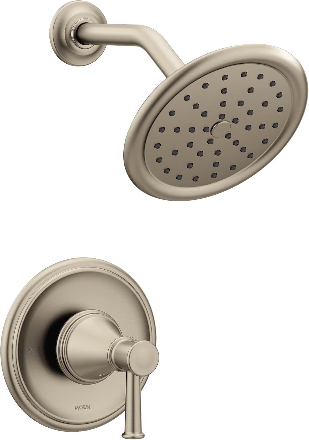 Moen Belfield Posi-Temp Shower Trim Kit, Valve Required, Brushed Nickel, T2312BN