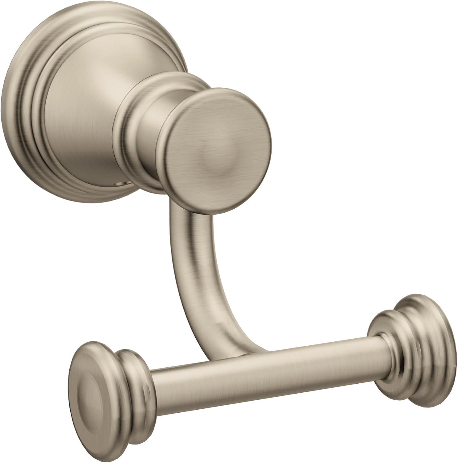 Moen Belfield Brushed Nickel Belfield Double Robe Hook, YB6403BN