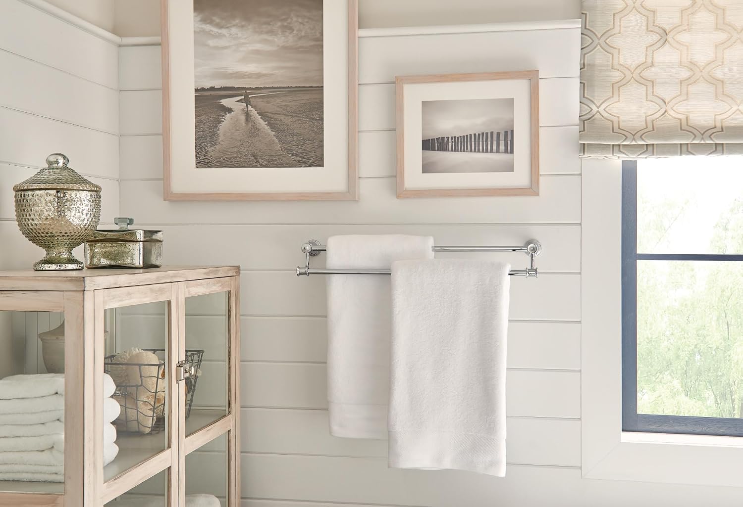 Moen YB6418NL Belfield 24-Inch Bathroom Double Towel Bar, Polished Nickel