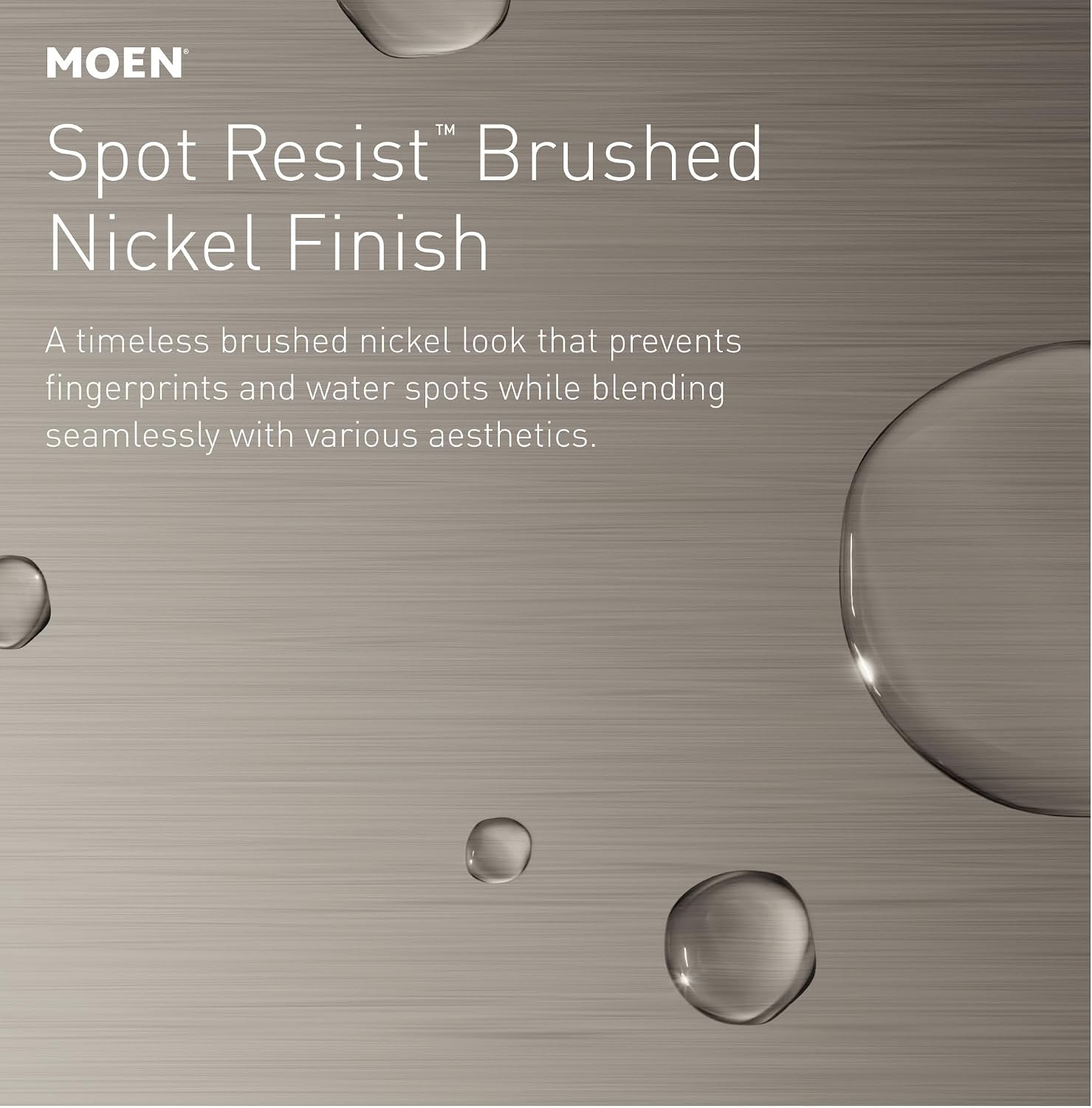 Moen Ronan Widespread Bathroom Faucet, Spot Resist Nickel, 84026SRN Brushed Nickel