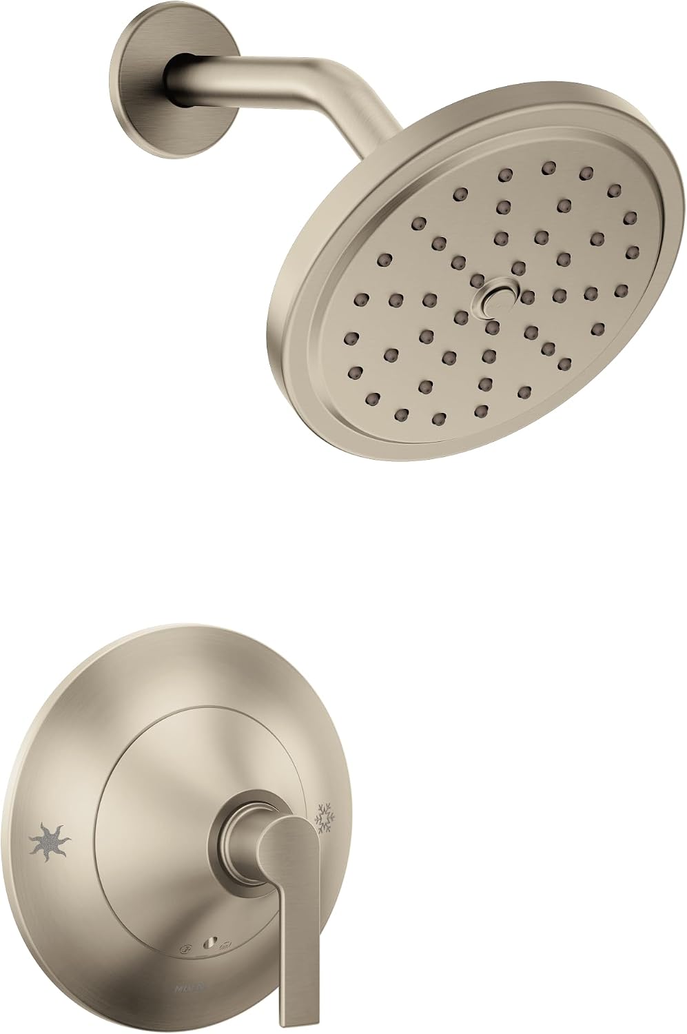 Moen TS2202BN Doux Posi-Temp Shower Only Kit, Valve Required, Brushed Nickel