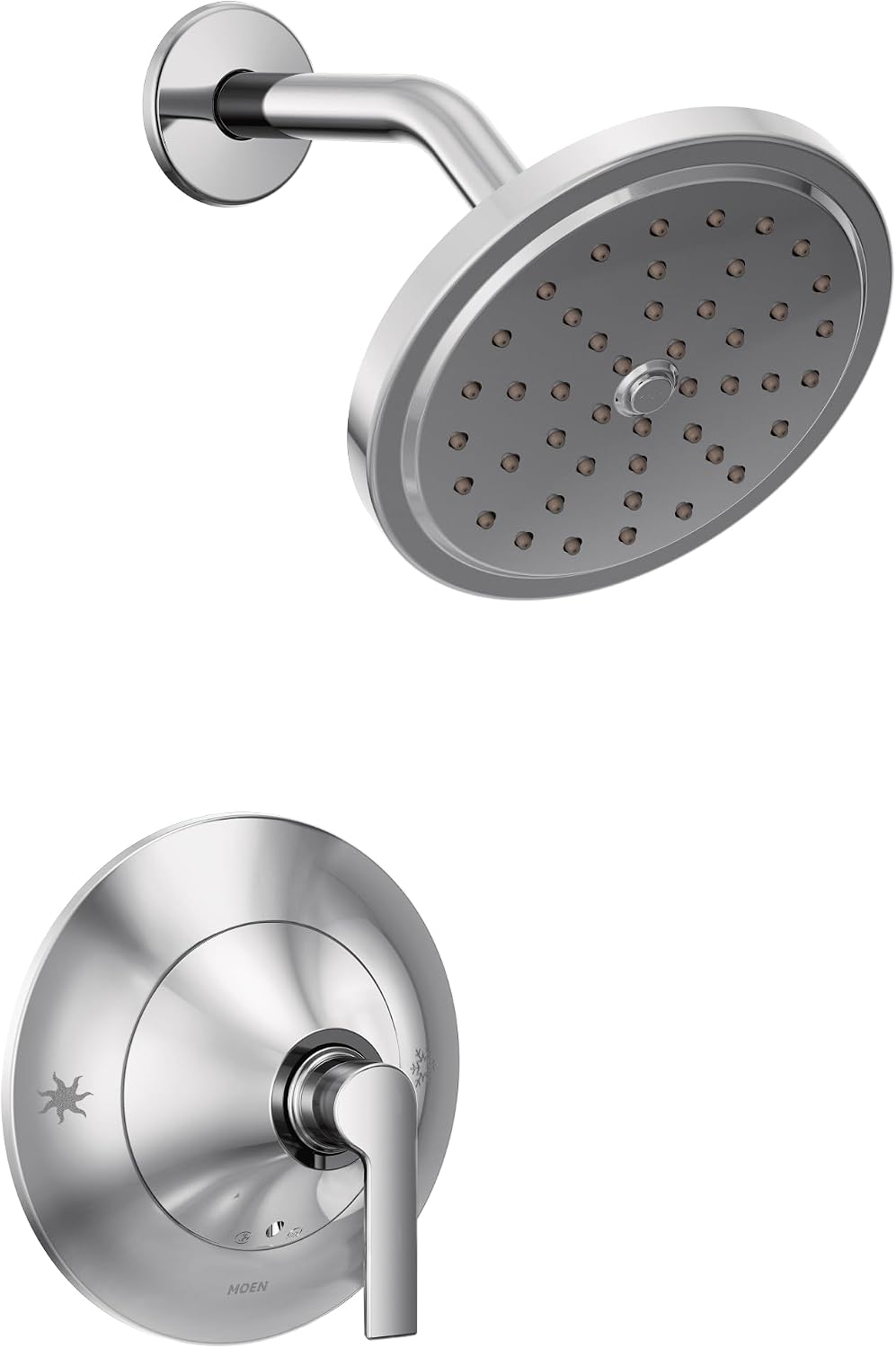 Moen TS2202 Doux Posi-Temp Shower Only Kit, Valve Required, Chrome