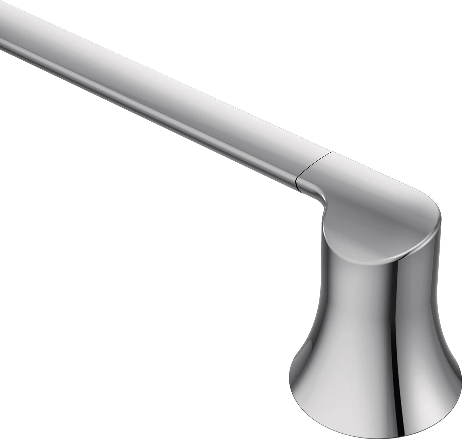 Moen Doux Chrome 24-Inch Single -Towel Bar, YB0224CH