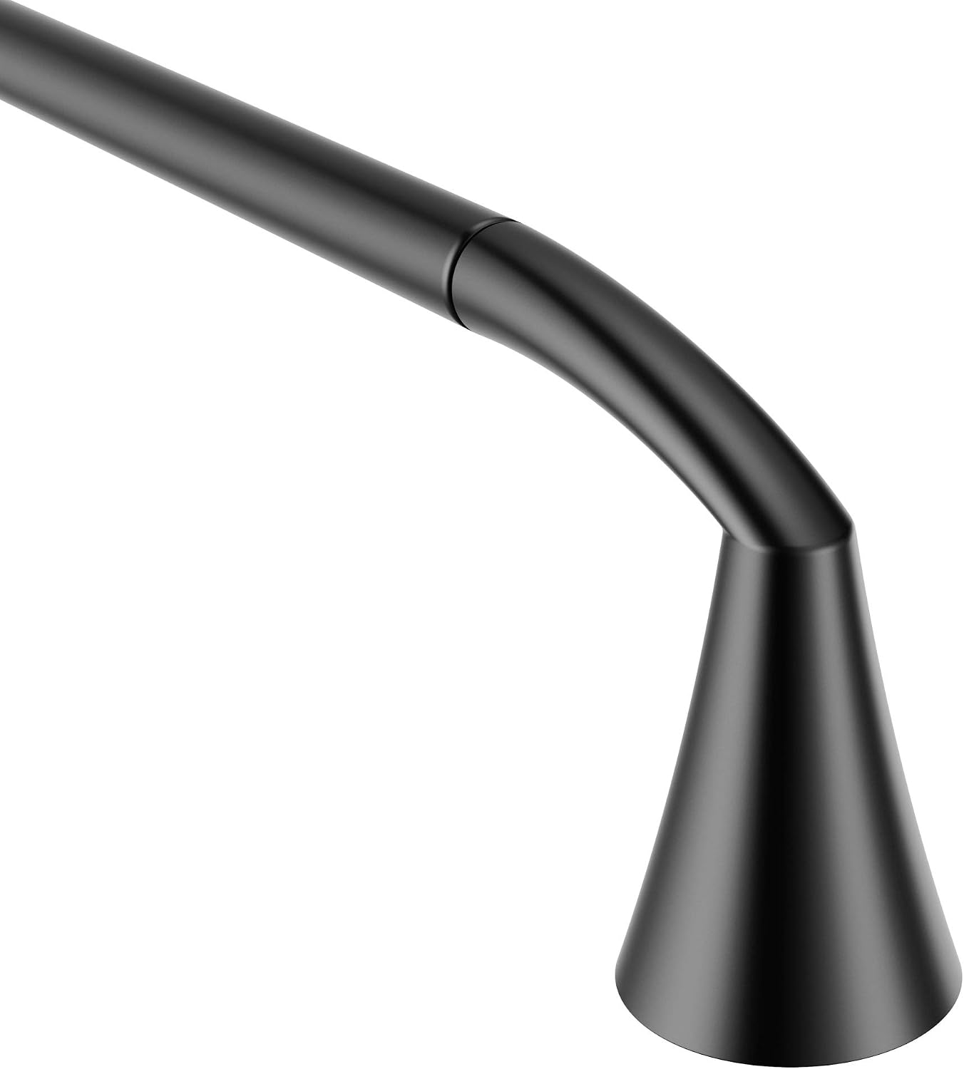 Moen YB2318BL Glyde Towel Bar, 18", Matte Black