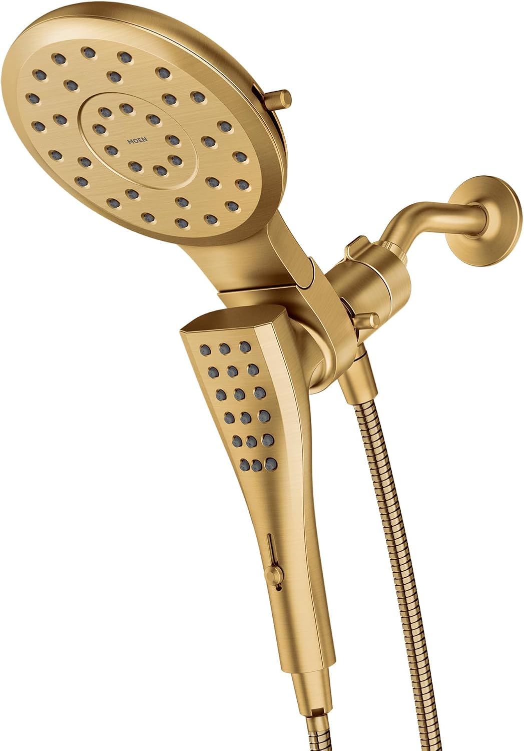 Moen Verso Magnetix Handheld & Rain Shower Head Combo, Brushed Gold