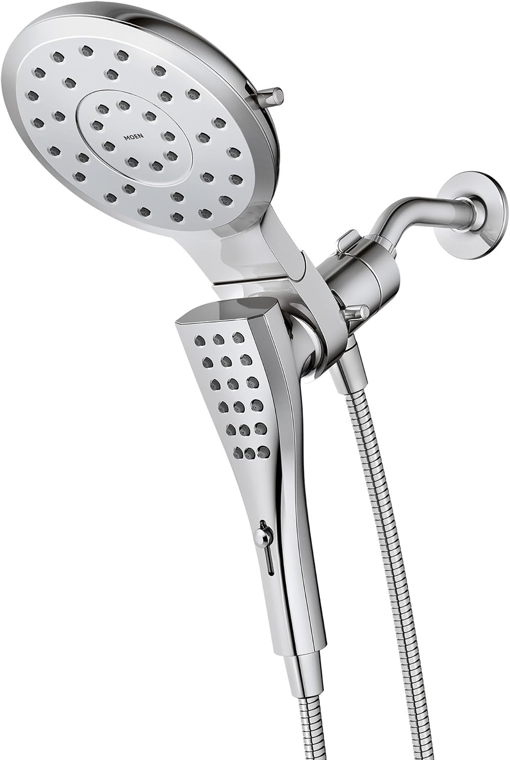Moen Verso Rain Showerhead and Handshower Combination with Infiniti Dial and Magnetix Docking, 60" Hose, Chrome, 220C2EP