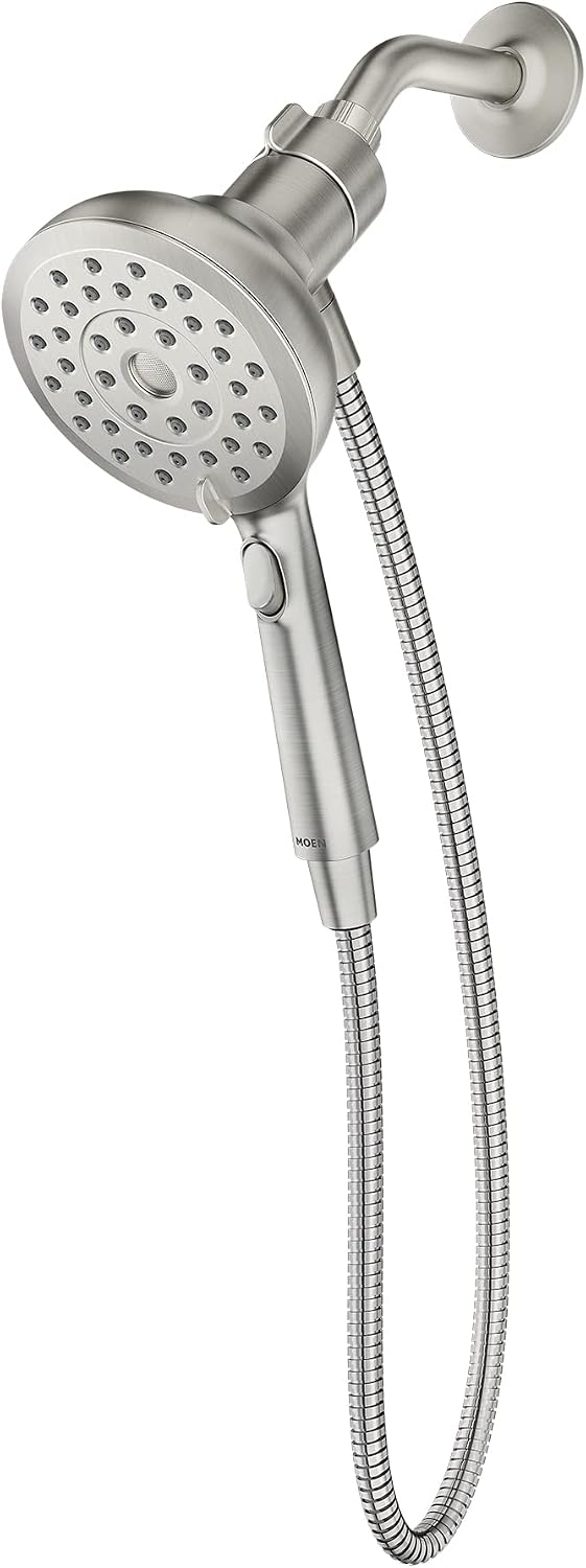Moen 220H2EPSRN Verso Handshower with Magnetix Docking, 60" Hose, Spot Resist Brushed Nickel