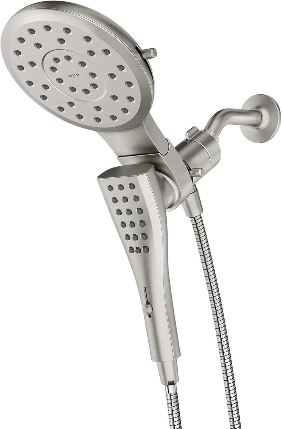 Moen Verso 8-Function Showerhead & Handshower, Brushed Nickel, 220C3EPBN