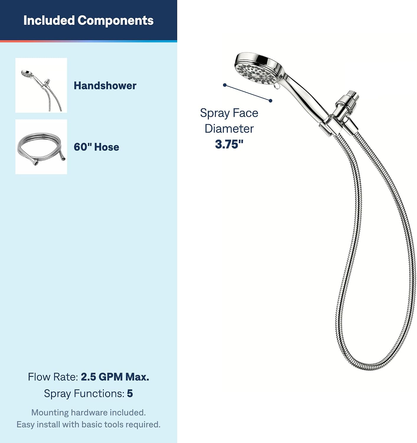 Moen 20091 Ignite Chrome Handheld Shower Head