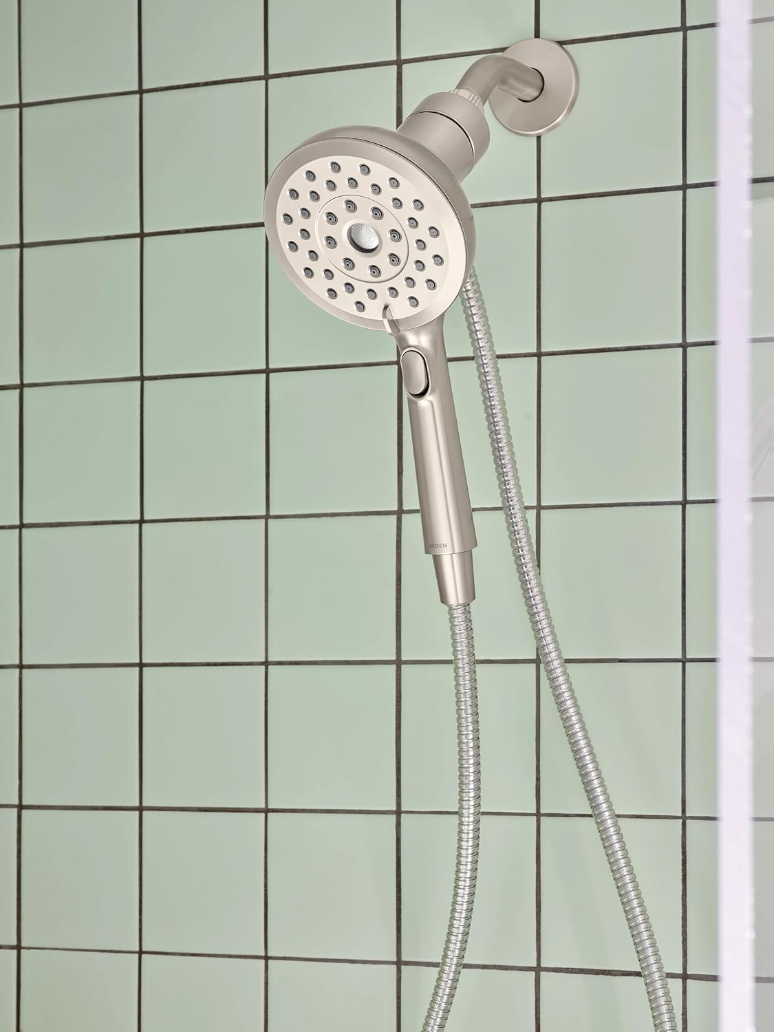 Moen 220H2SRN Verso Magnetix Handshower, Spot Resist Brushed Nickel Spot Resist Nickel