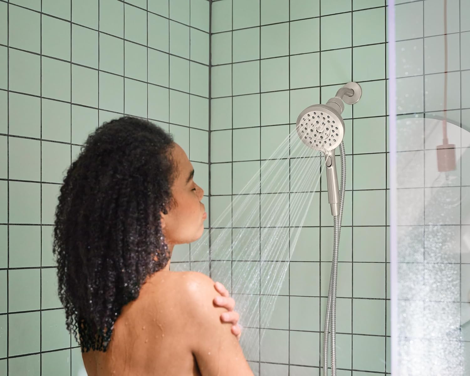 Moen 220H2SRN Verso Magnetix Handshower, Spot Resist Brushed Nickel Spot Resist Nickel