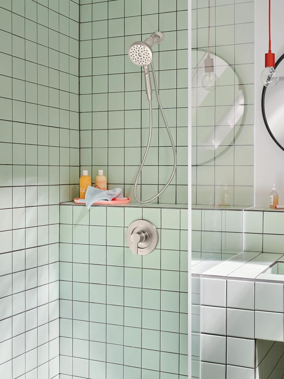 Moen 220H2SRN Verso Magnetix Handshower, Spot Resist Brushed Nickel Spot Resist Nickel