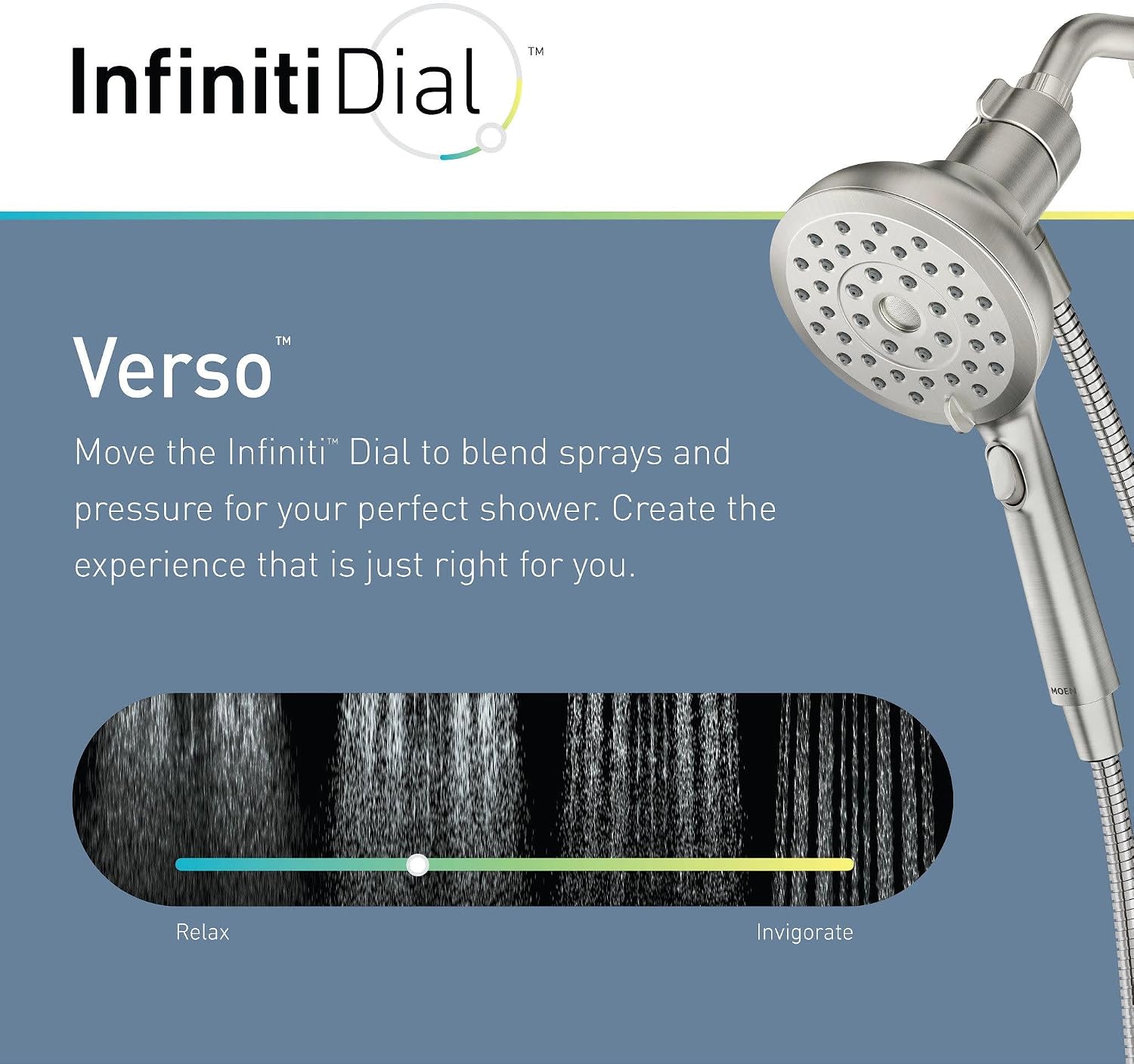 Moen 220H2SRN Verso Magnetix Handshower, Spot Resist Brushed Nickel Spot Resist Nickel