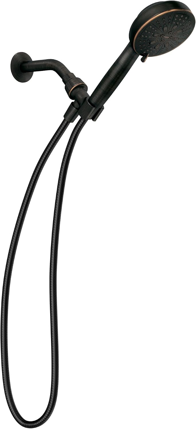 Moen 200H0BRB Hydro Energetix Handheld Showerhead, Bronze