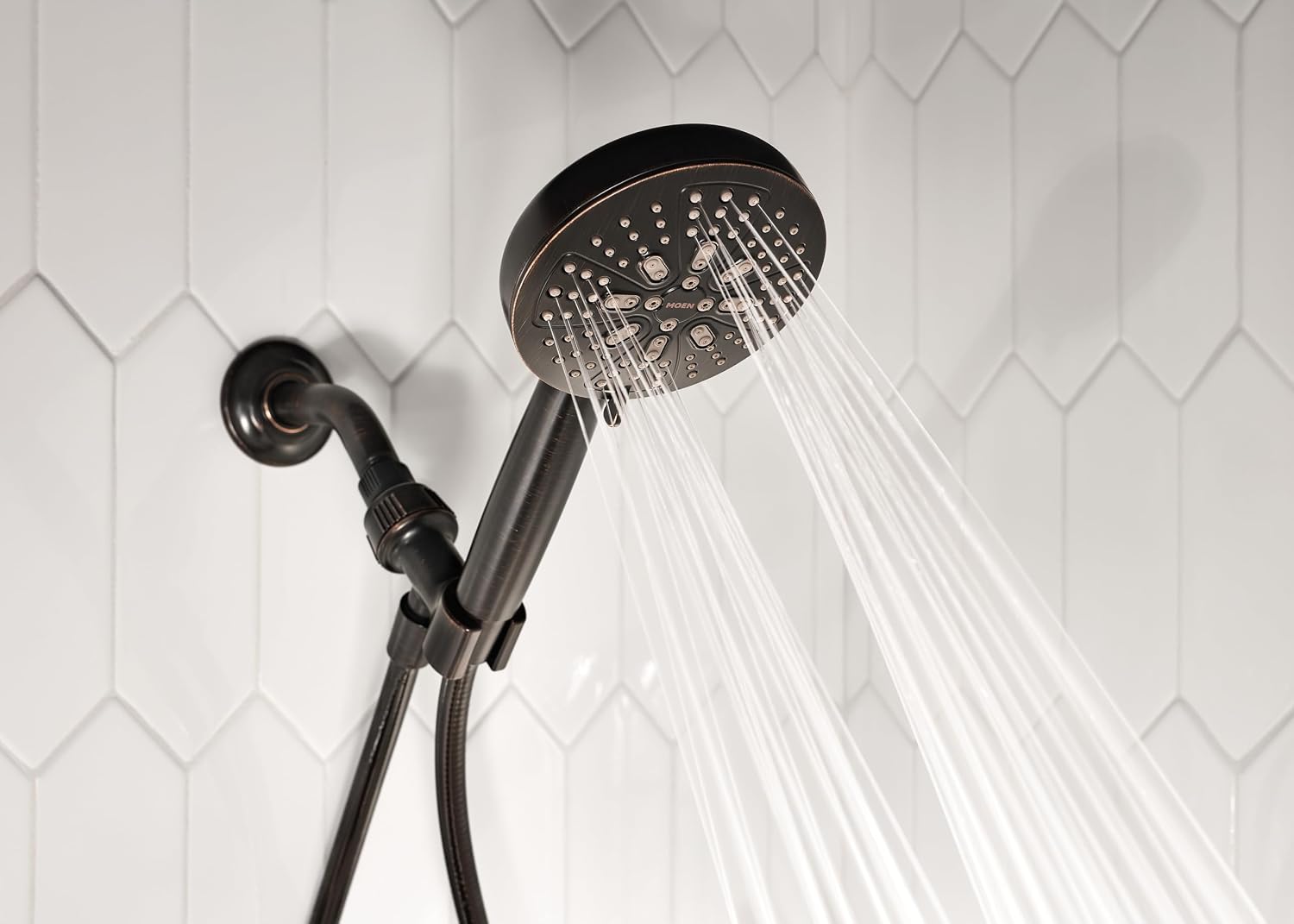 Moen 200H0BRB Hydro Energetix Handheld Showerhead, Bronze