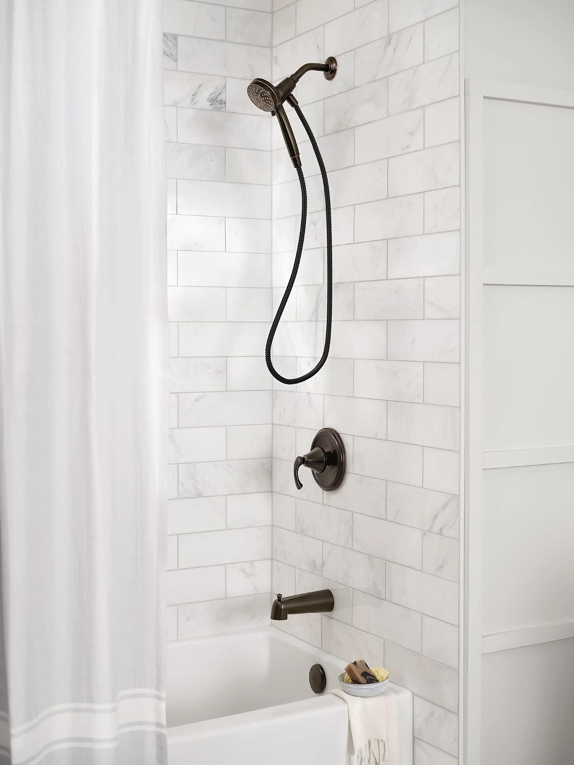 Moen Engage Magnetix Handheld Showerhead, Mediterranean Bronze, 26100BRB
