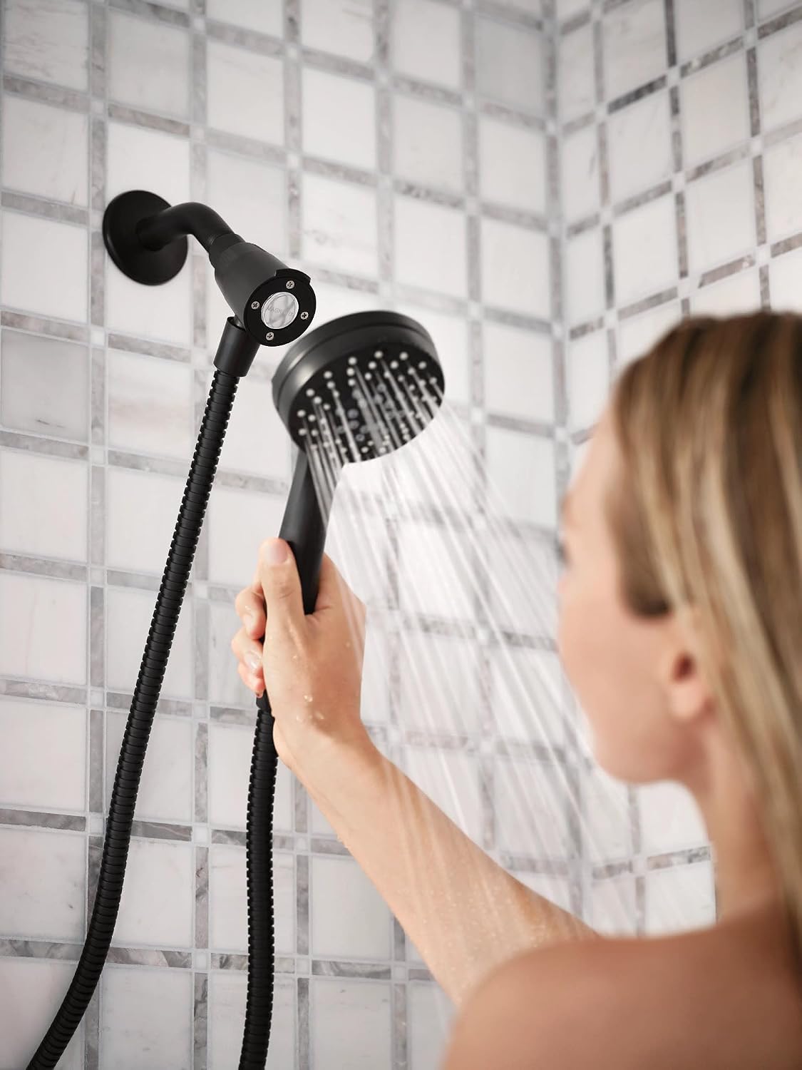 Moen Engage Magnetix Handheld Showerhead, Matte Black, 26100BL