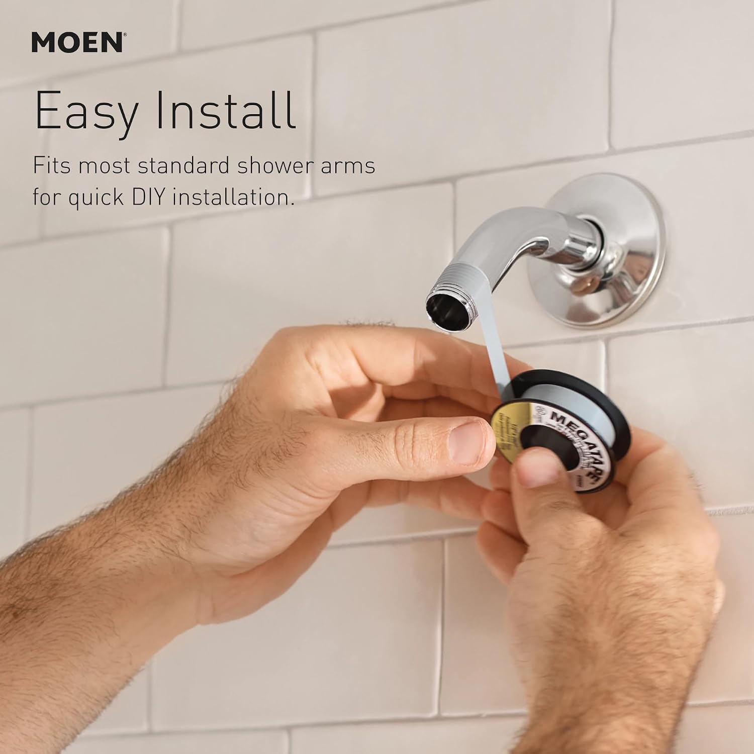 Moen Engage Magnetix Handheld Showerhead, Matte Black, 26100BL