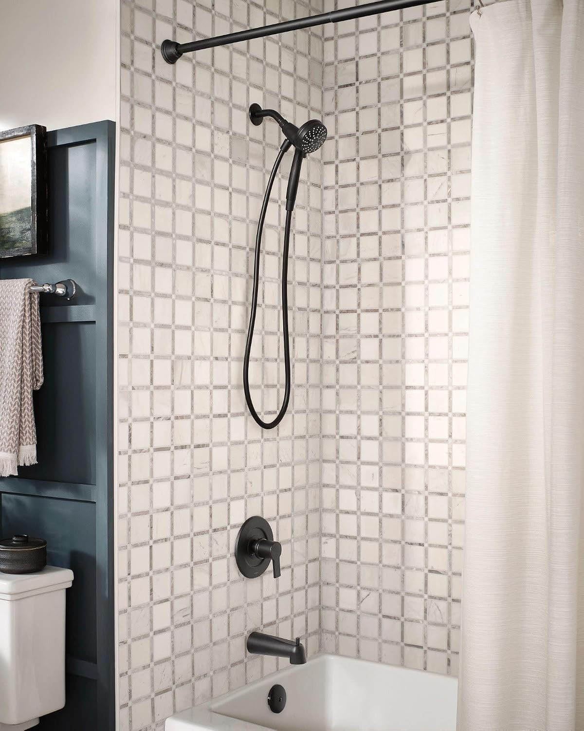 Moen Engage Magnetix Handheld Showerhead, Matte Black, 26100BL