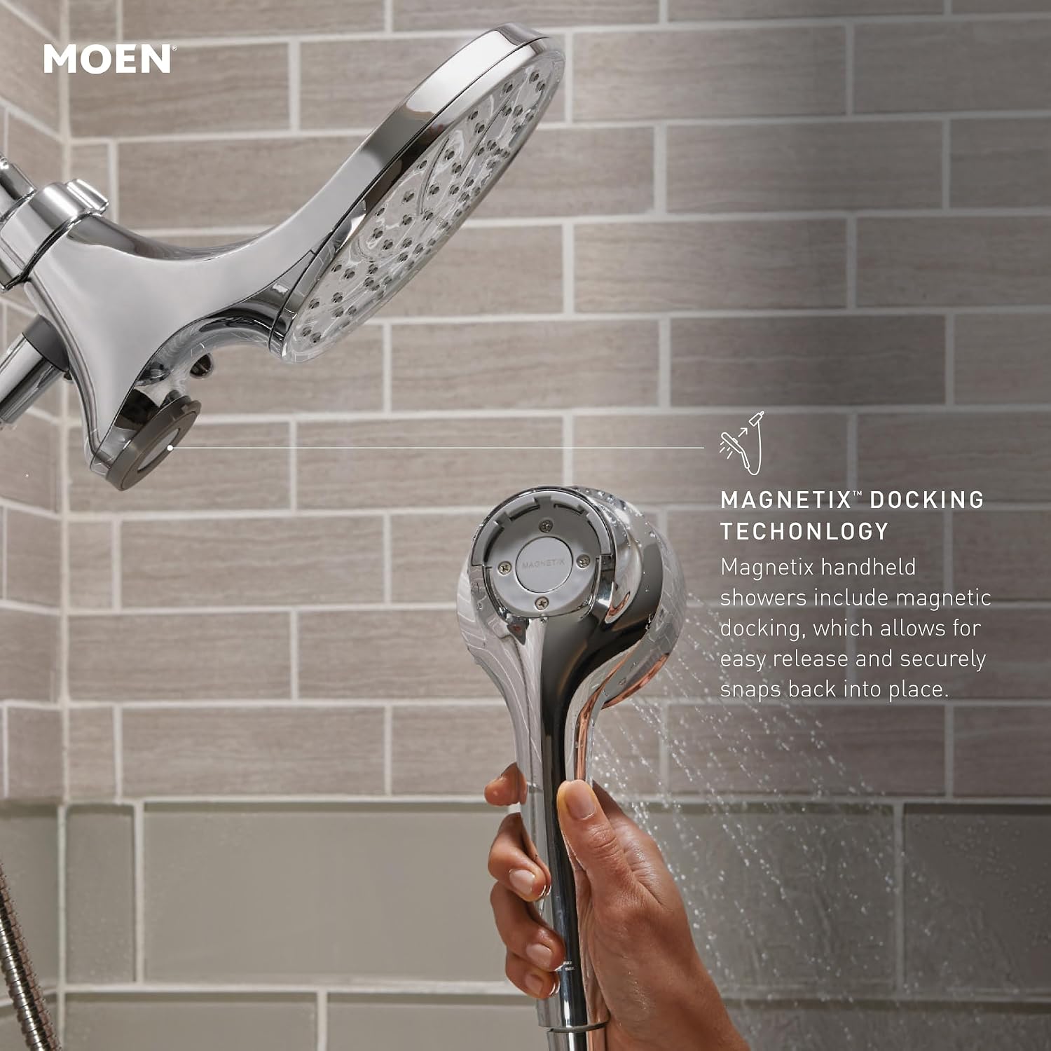 Moen 3662EPORB Engage Magnetix Handshower, Oil Rubbed Bronze