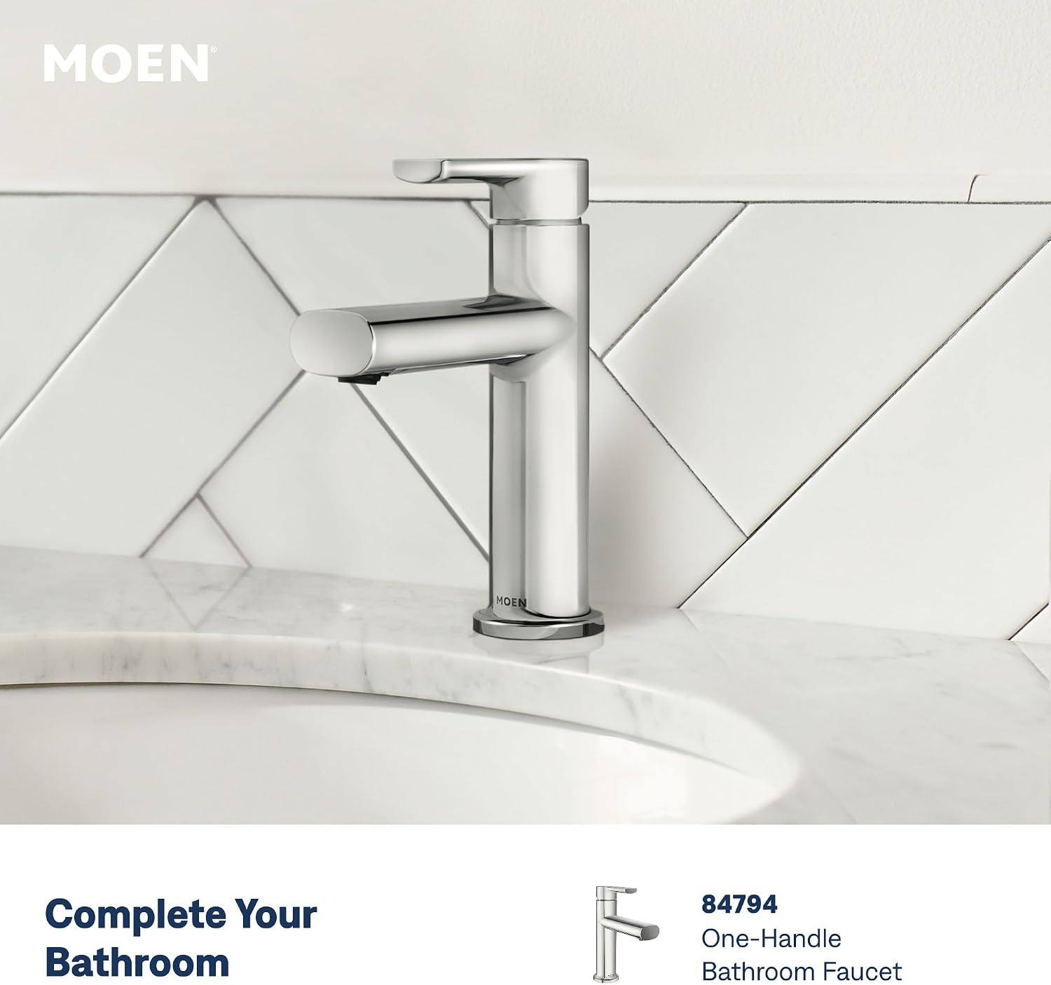 Moen 82618 Meena Tub & Shower Faucet w/Handshower, Chrome