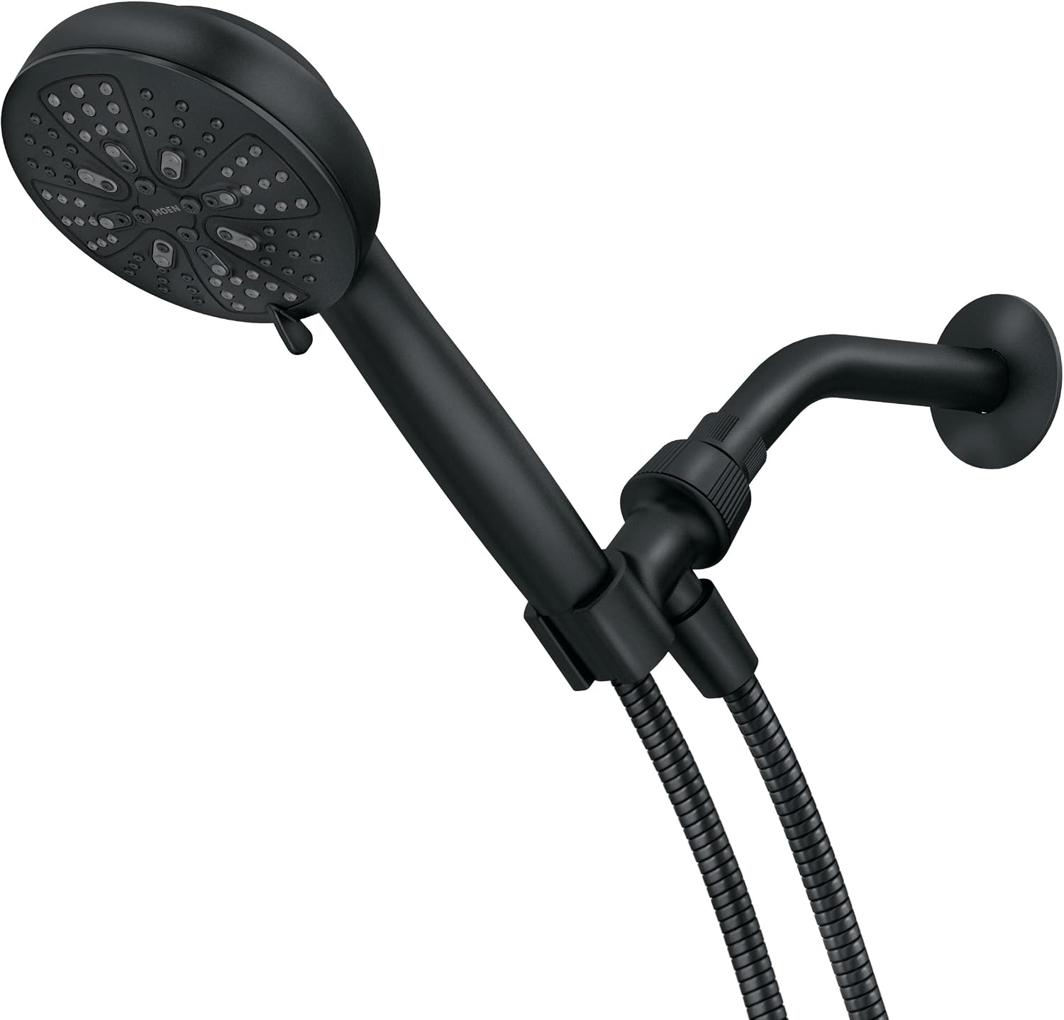 HYDRO ENERGETIX 8-FUNCTION HANDHELD SHOWER IN MATTE BLACK