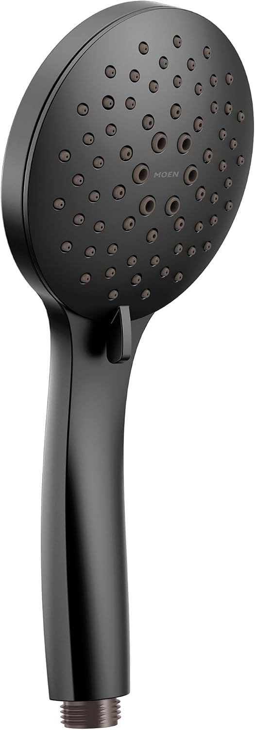 Moen Matte Black Eco-Performance Handshower Hand Shower Head, 189315BL