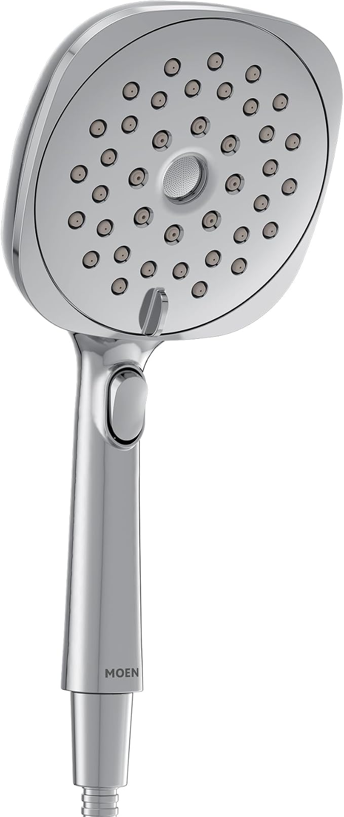 Moen Verso Eco-Performance Infiniti Dial Square Handheld Shower, 6-Inch Diameter Spray Head, Chrome, 220H4EP