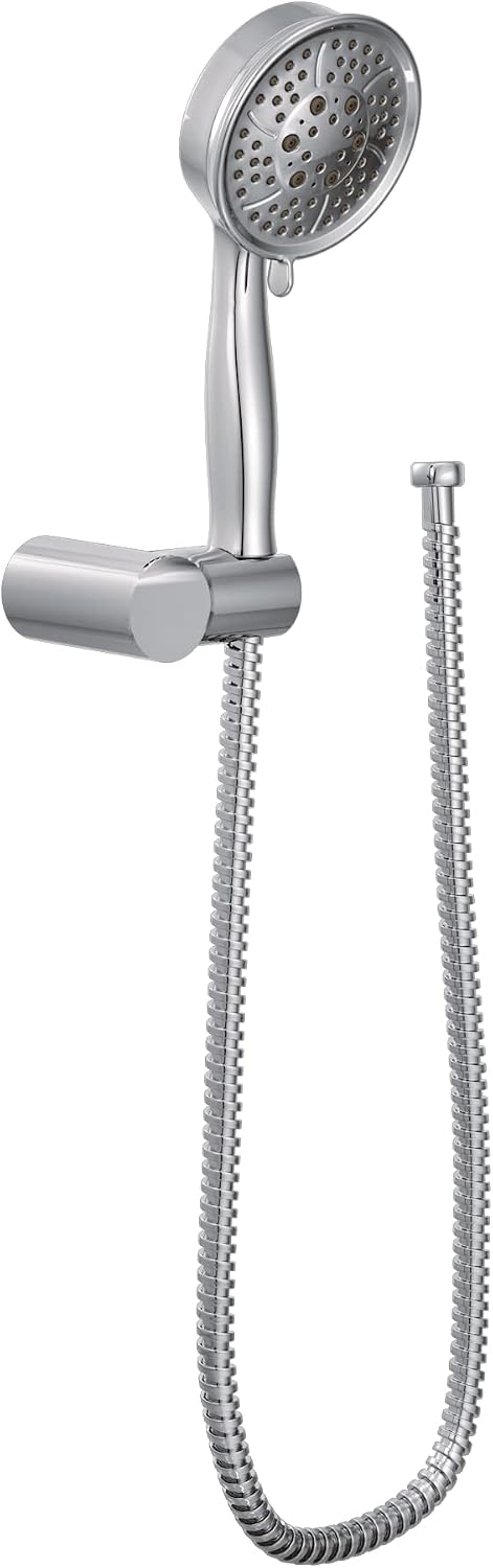 Moen 3636EP Four Function Eco-Performance Handheld Shower with Wall Bracket and 69-Inch Hose, Chrome