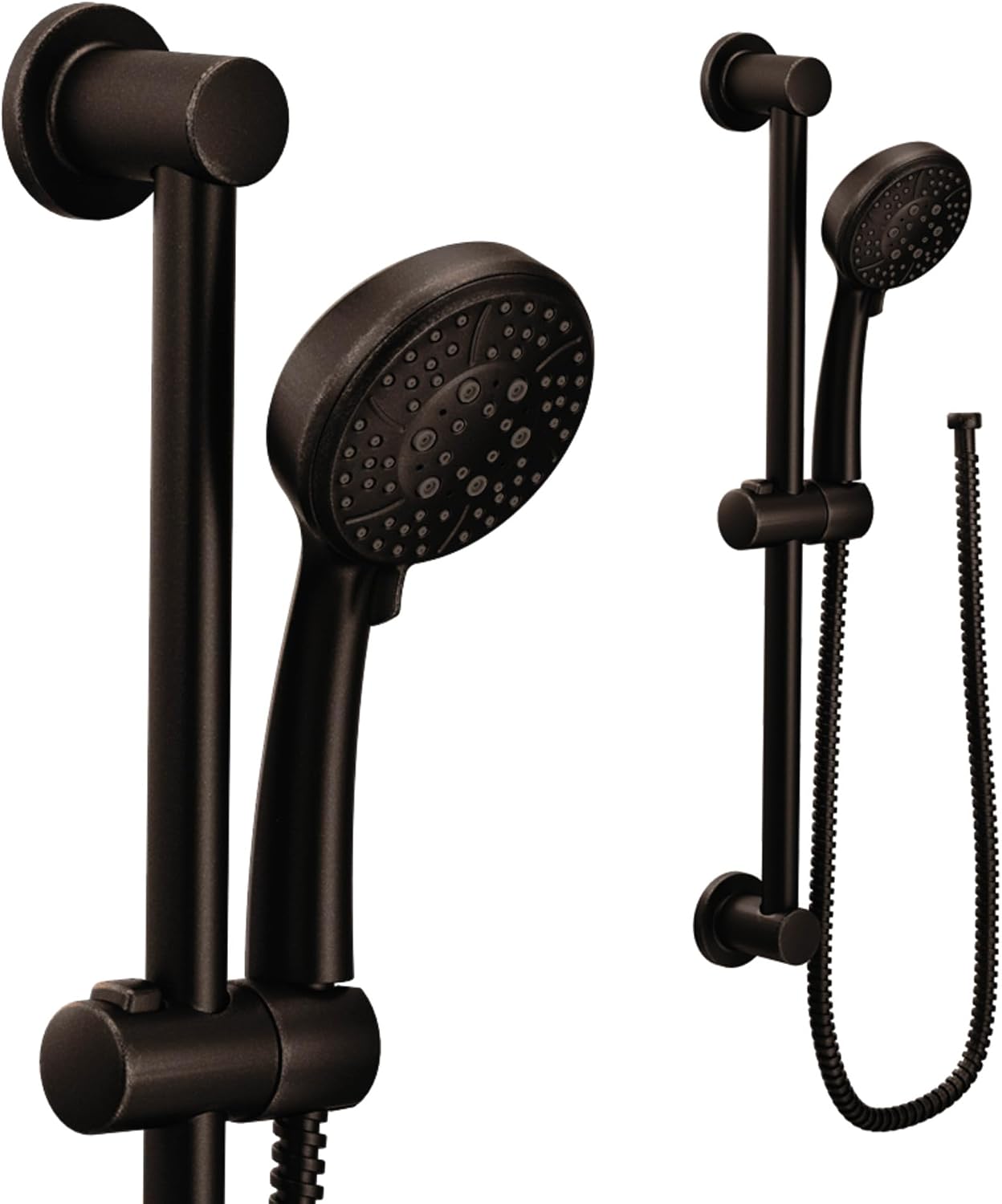 Moen Eco-Performance Oil-Rubbed Bronze 4-Spray Pattern Detachable Handheld Showerhead with 69-Inch-Long Hose with 30-Inch Slide Bar, 3669EPORB Oil Rubbed Bronze