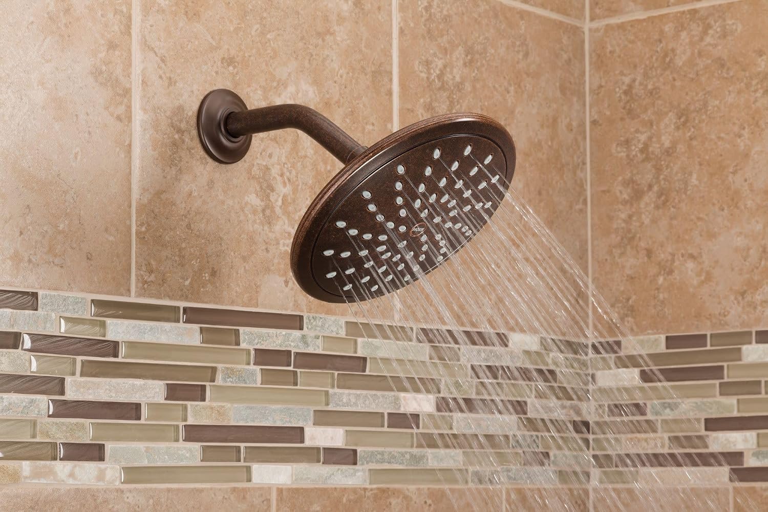 Moen 8-Inch Rainshower Showerhead, 6345ORB Oil Rubbed Bronze