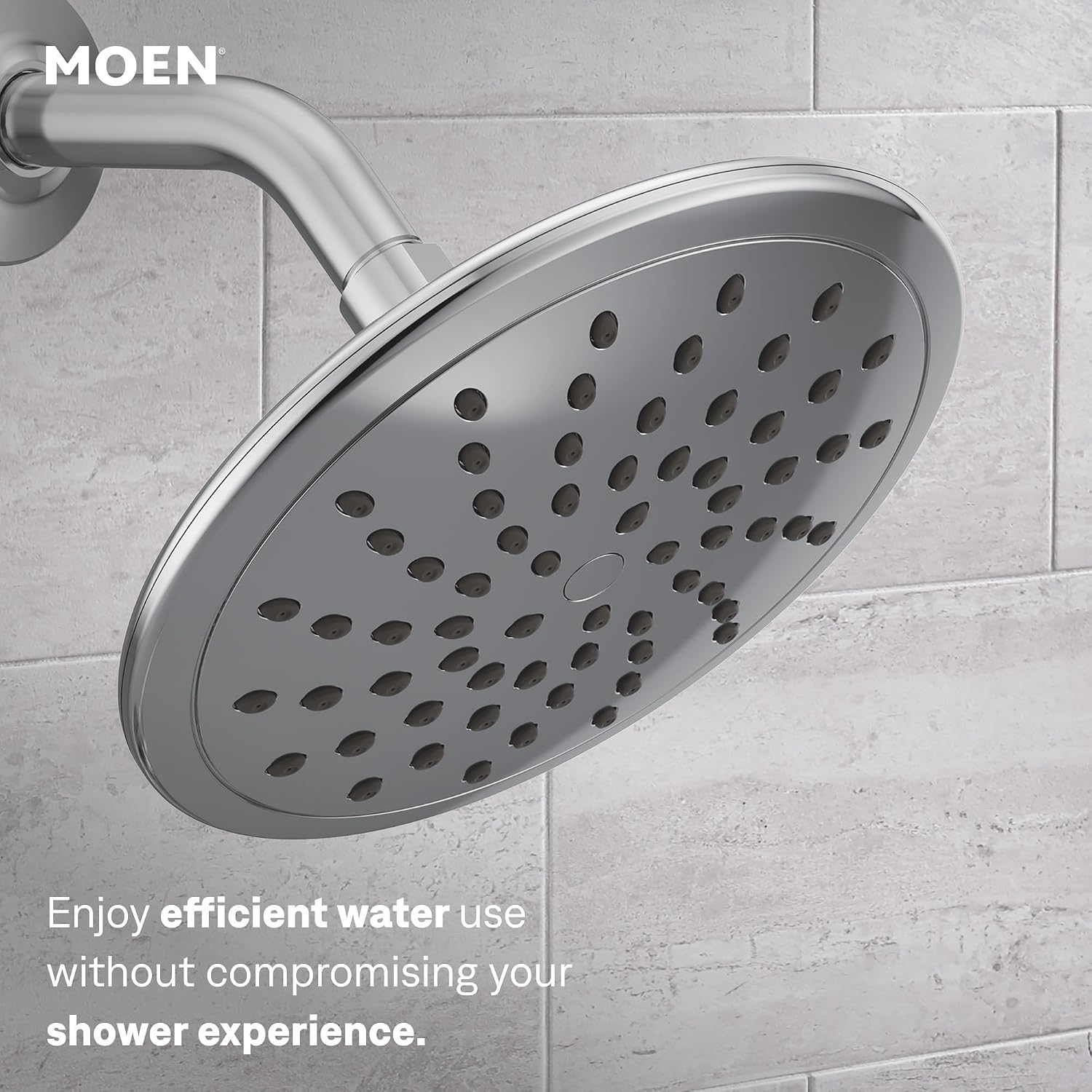 Moen Gibson Rainshower Trim Kit, Valve Required, Chrome, T3002EP