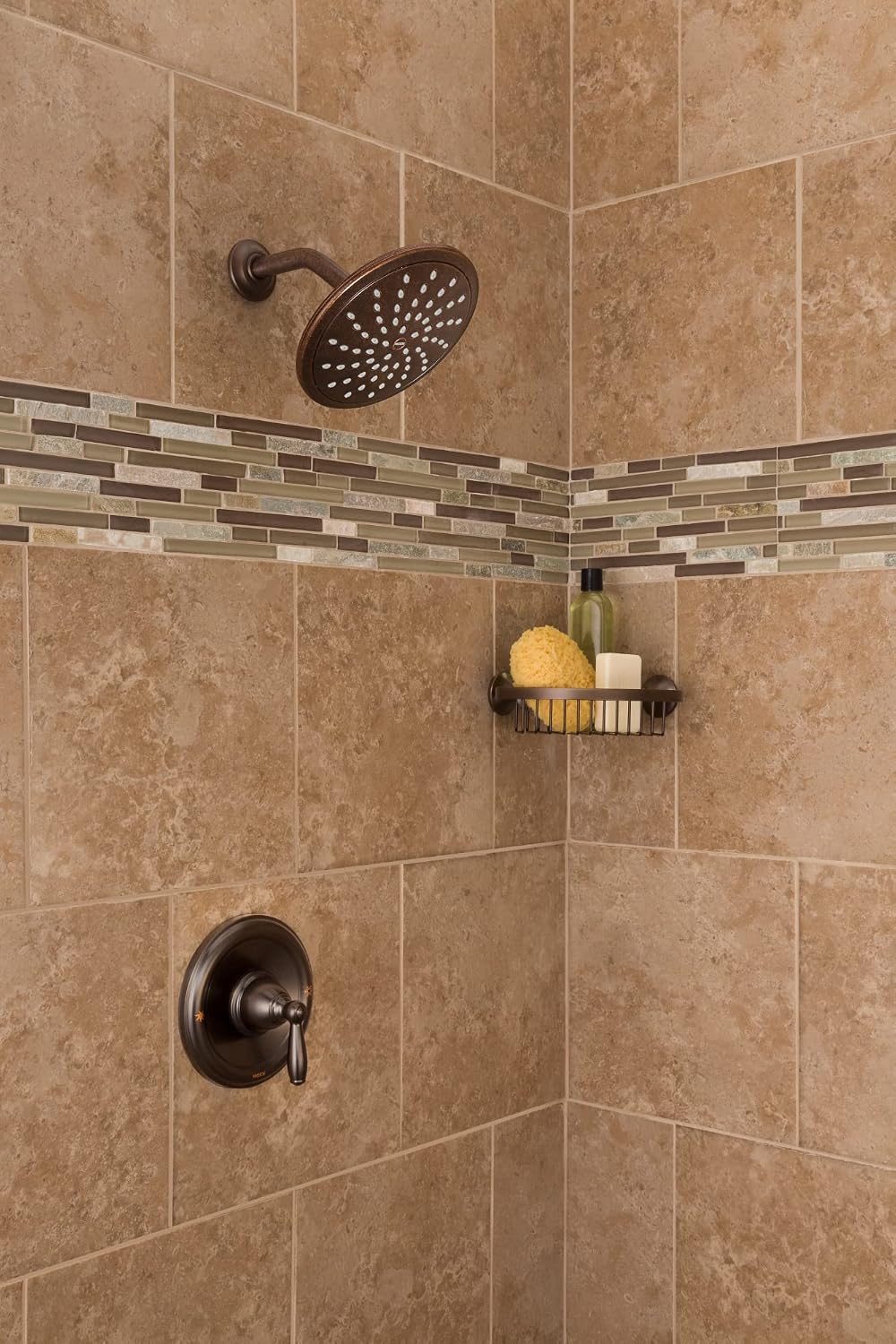 Moen 8-Inch Eco-Performance Rainshower, Oil Rubbed Bronze, 6345EPORB