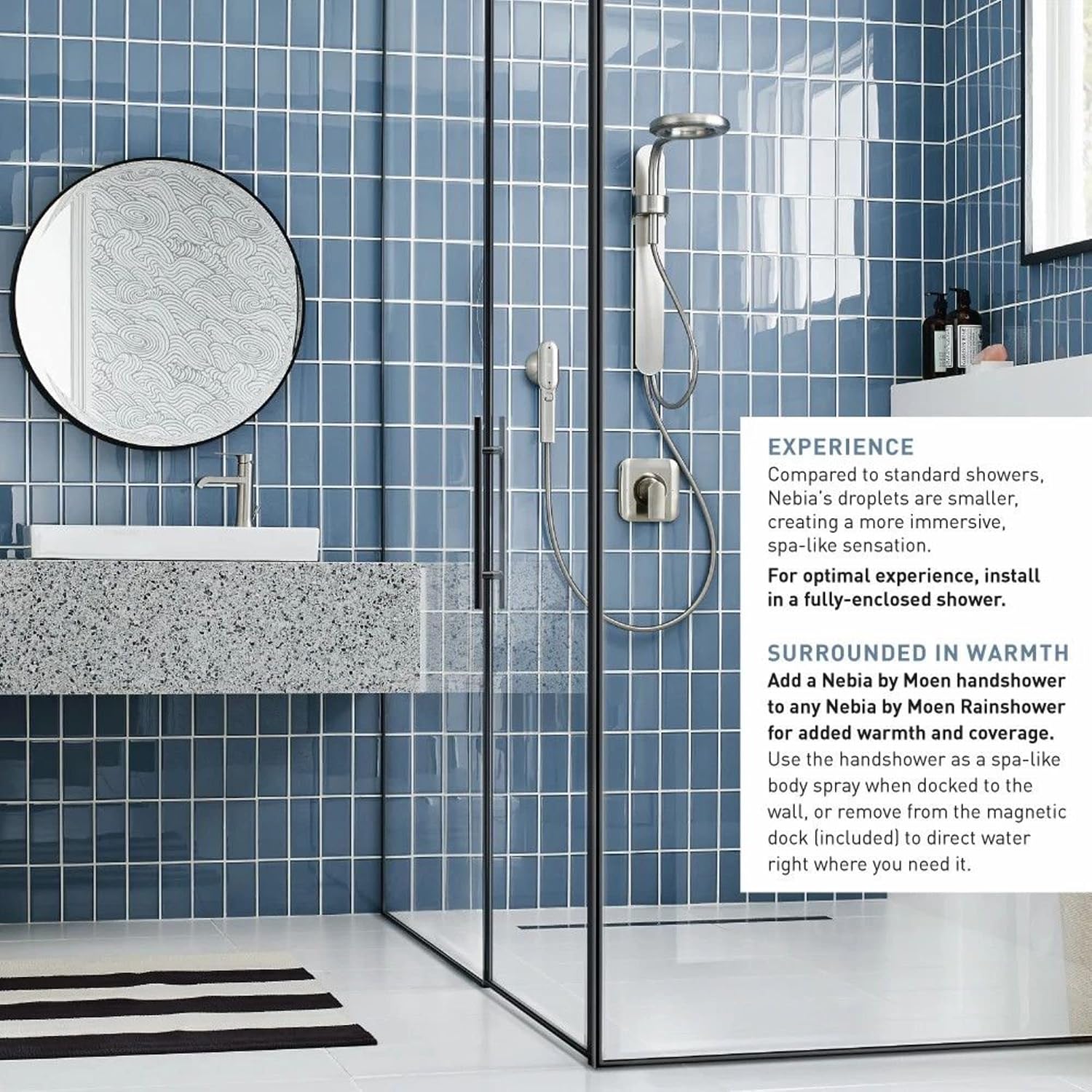 NEBIA BY HANDSHOWER AND MAGNETIC DOCK