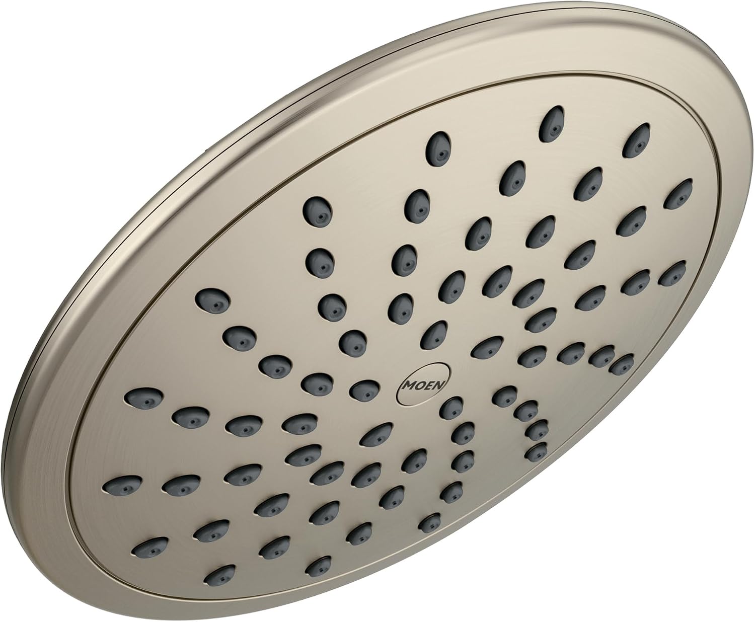 Moen 8-Inch Fixed Eco-Performance Rainshower Showerhead, Brushed Nickel, 6345EPBN