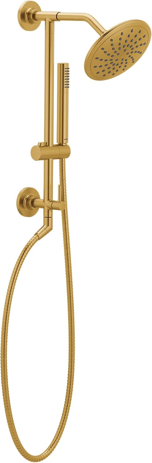 Moen Cia 8-Inch Rain Showerhead, Brushed Gold, 6345BG