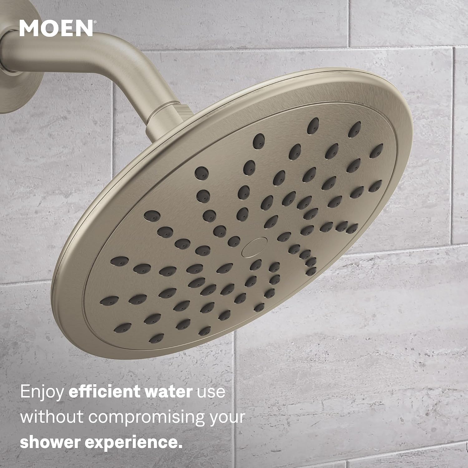 Moen Gibson Rainshower Trim Kit, Valve Required, Brushed Nickel, T3002EPBN