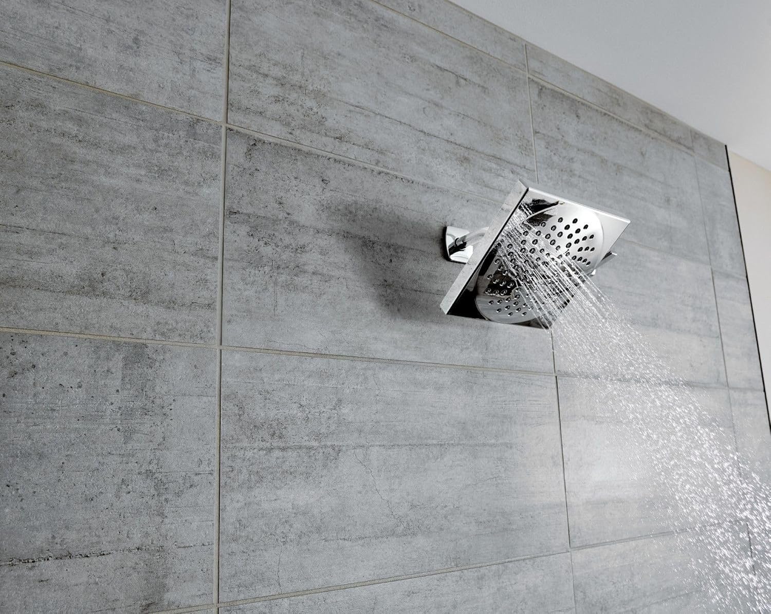 Moen Velocity Chrome Two-Function 8.5-Inch Diameter Spray Rainshower Showerhead, S6345