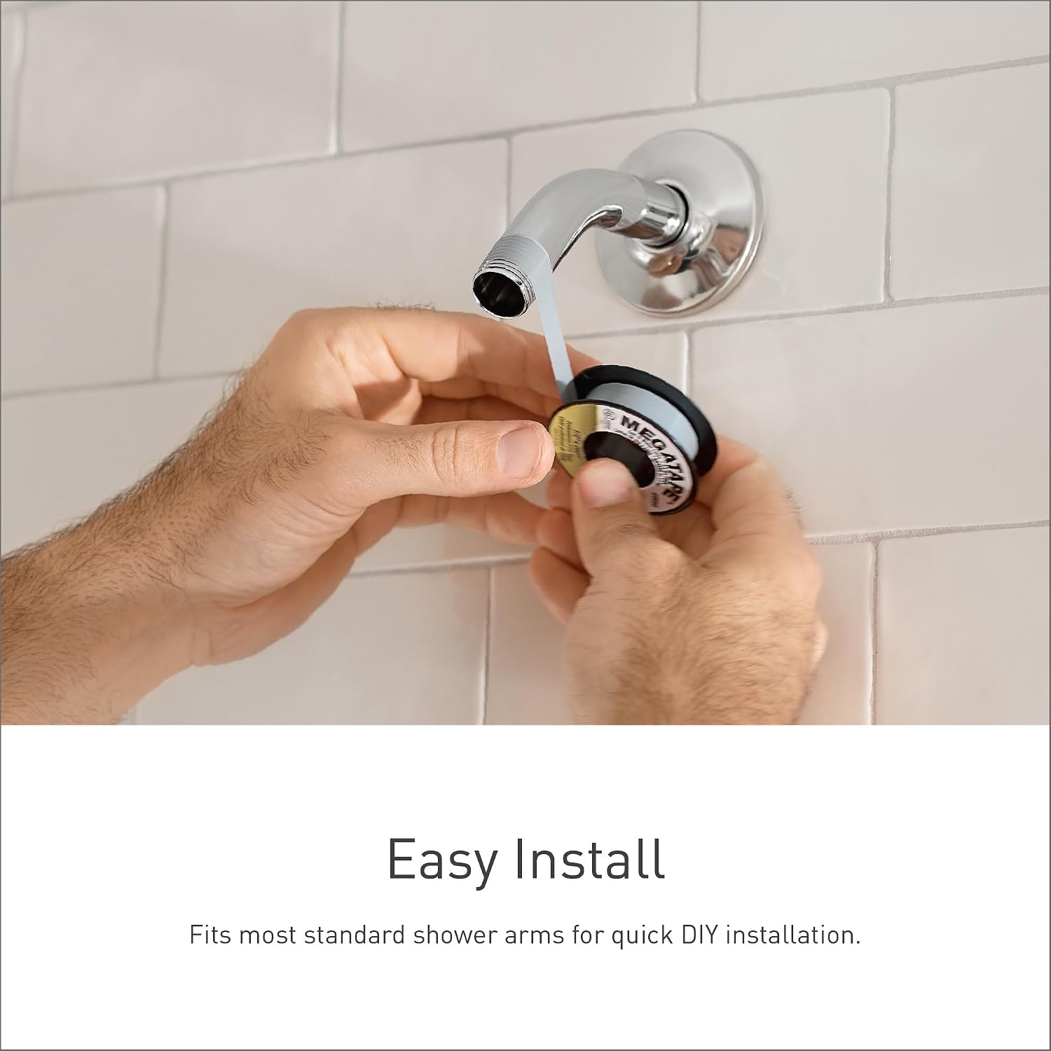 Moen Velocity Chrome Two-Function 8.5-Inch Diameter Spray Rainshower Showerhead, S6345