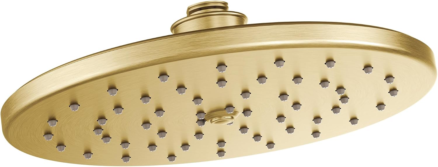 Moen Waterhill 10-Inch Rainshower Showerhead, Brushed Gold, S112BG