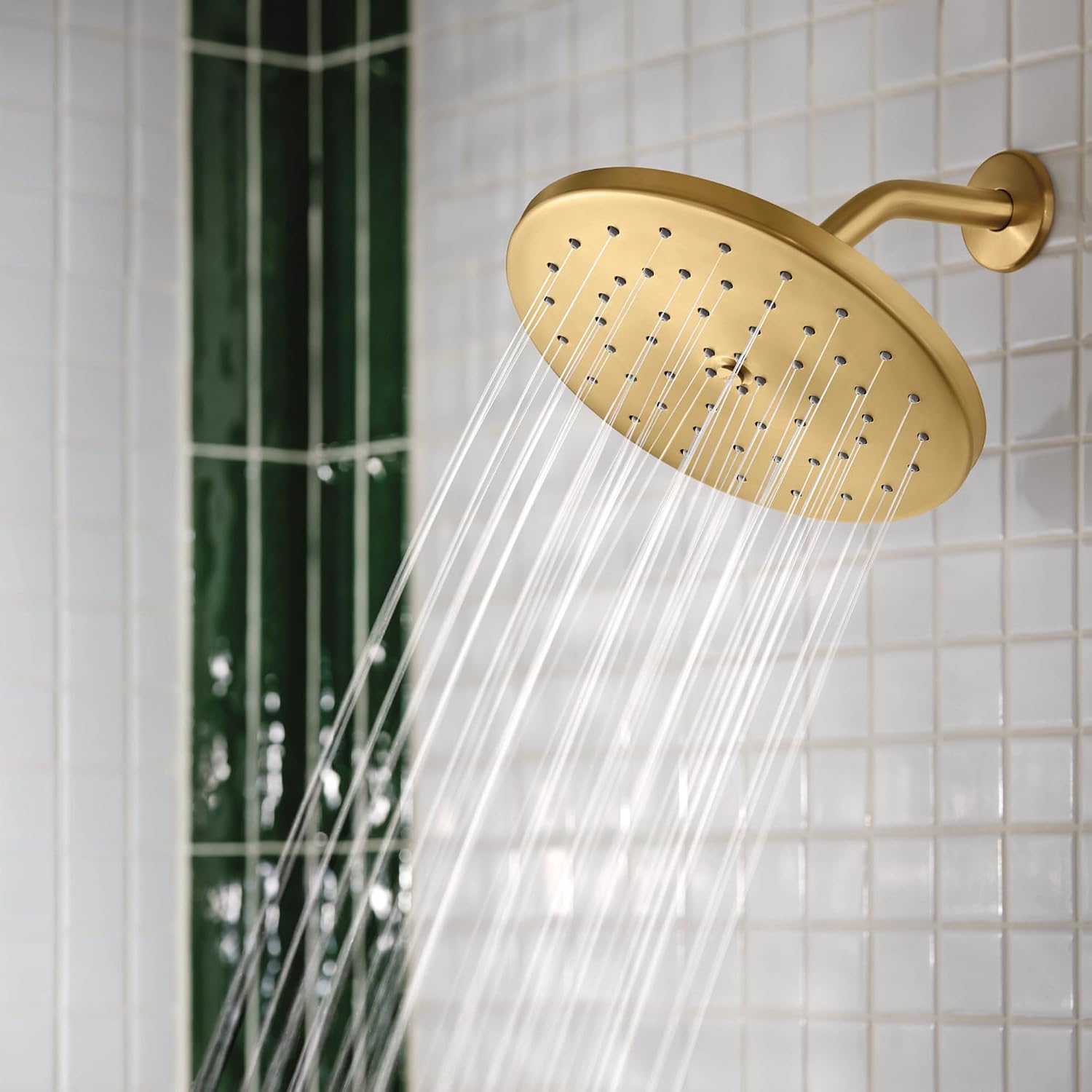 Moen Waterhill 10-Inch Rainshower Showerhead, Brushed Gold, S112BG