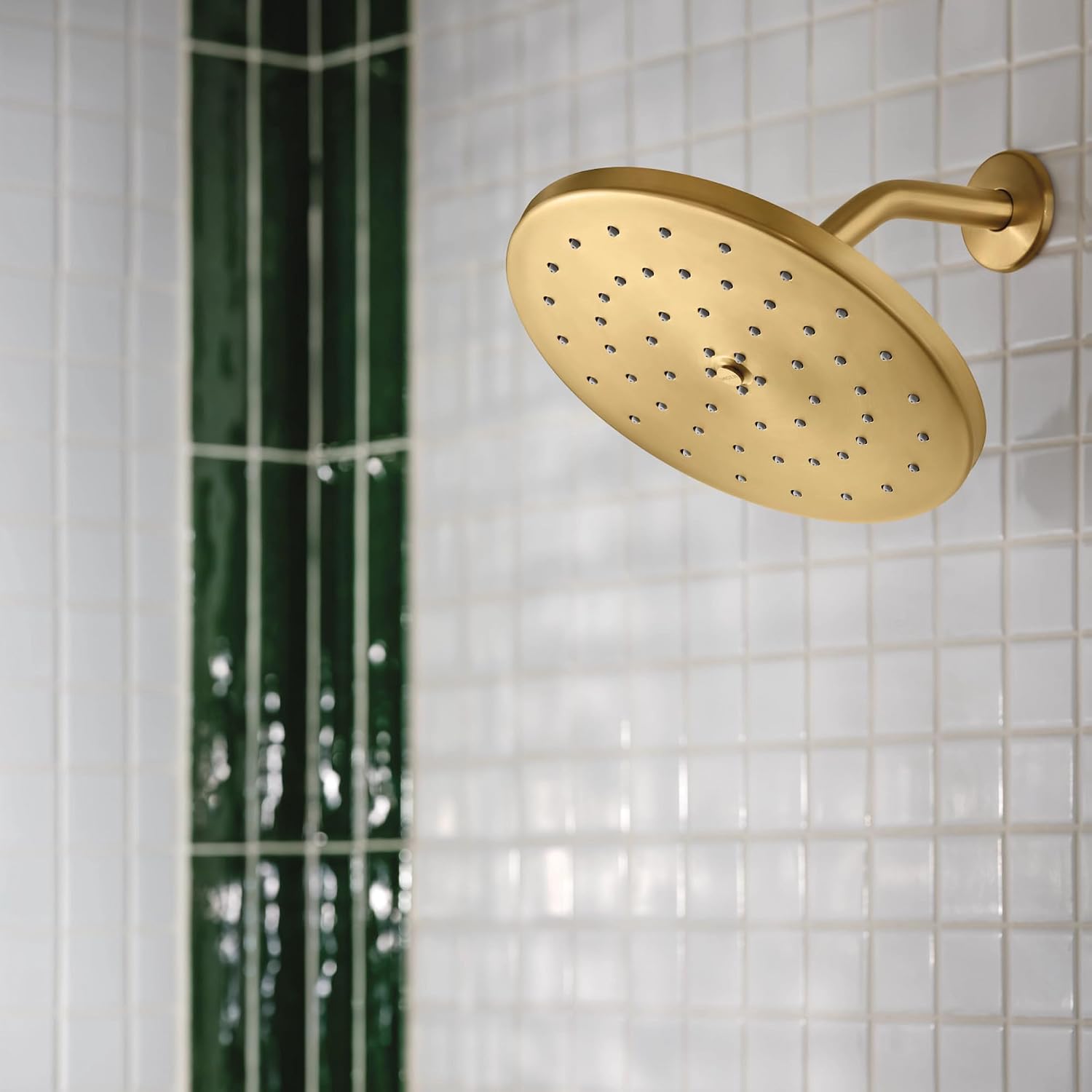 Moen Waterhill 10-Inch Rainshower Showerhead, Brushed Gold, S112BG